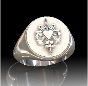 Epouses de militaires - Argent massif - 
