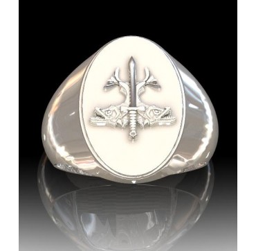 PLONGEUR INTERVENTION OFFENSIVE - Argent massif - Marine Nationale