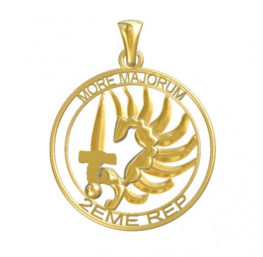 PENDENTIF LEGION ETRANGERE 2EME REP MORE MAJORUM