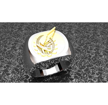 ARPETES - Argent massif + Plateau or massif 18k- Armée de l'Air