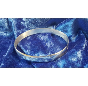 BRACELET FEMME ARGENT Ø70MM