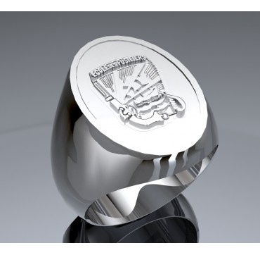 ECOLE DES FUSILIERS MARINS  Ovale- Argent massif - Marine Nationale