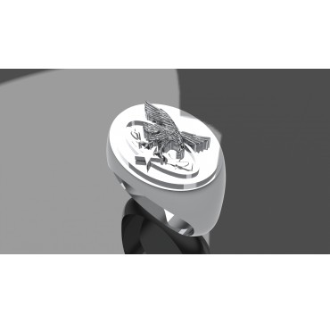 BREVET ALPIN MONTAGNE "CHOUCAS" - Argent massif - Armée de Terre
