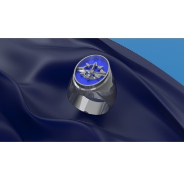 Sous mariniers supérieur - Argent massif - Marine Nationale