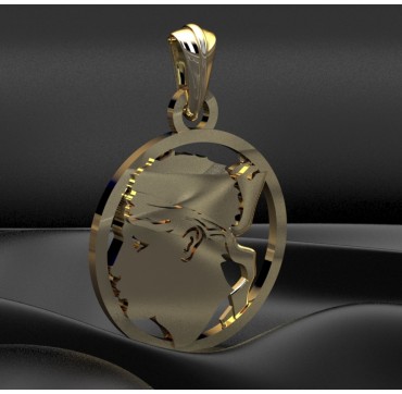 PENDENTIF TETE CORSE
