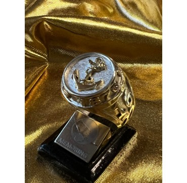 400 EME ANNIVERSAIRE TDM - Argent massif + Plateau or massif 18 carats- Armée de Terre