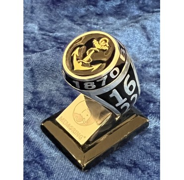 400 EME ANNIVERSAIRE TDM - Argent massif + Plateau or massif 18 carats- Armée de Terre