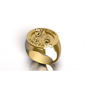 TECHNICIEN CYNOPHILE GENDARMERIE OR 18 CARATS 